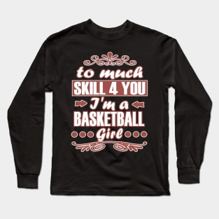 Basketball Hobby Team Trainer Girls Long Sleeve T-Shirt